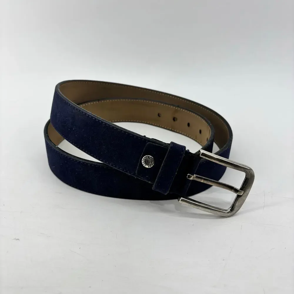 Moda Di Centone Mens Size 52 Navy Blue Belt Business Casual